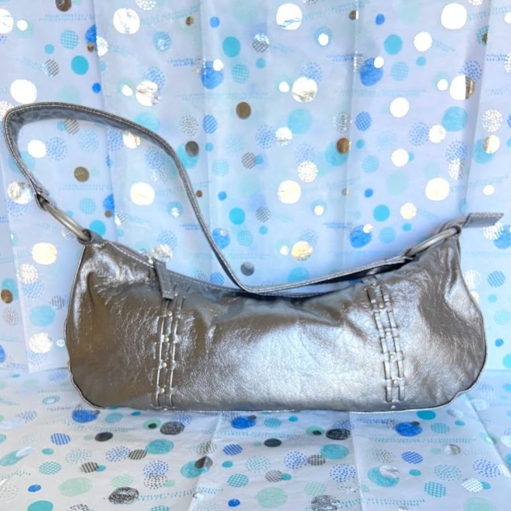 XOXO HOBO IN METALLIC PEWTER NWOT GORGEOUS!